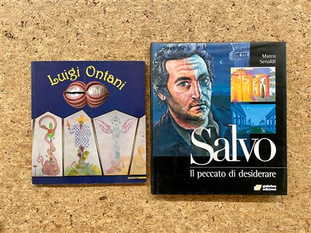 LUIGI ONTANI E SALVO - Lotto unico di 2 cataloghi