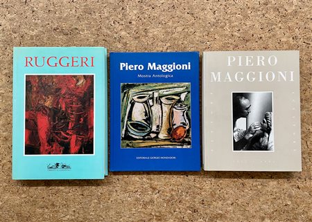 PIERO MAGGIONI E PIERO RUGGERI - Lotto unico di 3 cataloghi