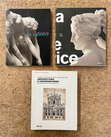 SCULTURA E ARCHITETTURA - Lotto unico di 3 cataloghi