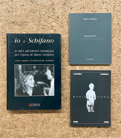 MARIO SCHIFANO - Lotto unico di 3 cataloghi