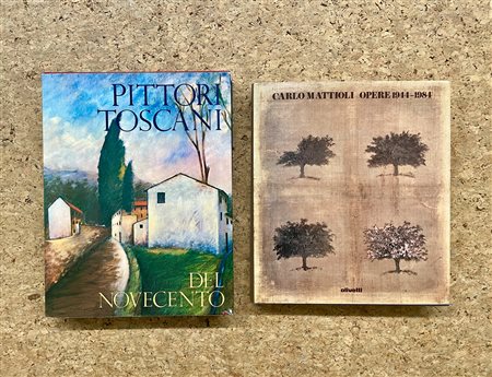 CARLO MATTIOLI E PITTORI TOSCANI DEL NOVECENTO - Lotto unico di 2 cataloghi