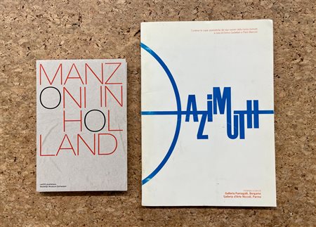 PIERO MANZONI E AZIMUTH - Lotto unico di 2 cataloghi