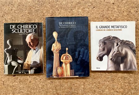 GIORGIO DE CHIRICO SCULTORE - Lotto unico di 3 cataloghi