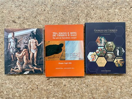 GIORGIO DE CHIRICO - Lotto unico di 3 cataloghi