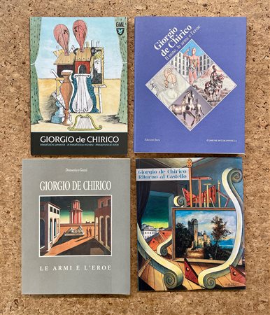 GIORGIO DE CHIRICO - Lotto unico di 4 cataloghi