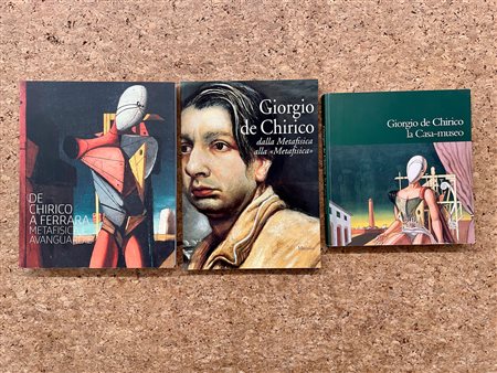 GIORGIO DE CHIRICO - Lotto unico di 3 cataloghi
