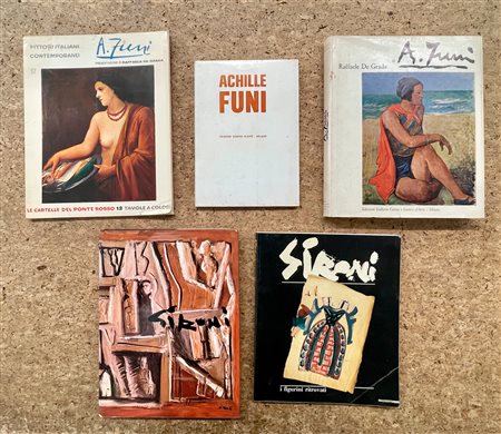 ACHILLE FUNI E MARIO SIRONI - Lotto unico di 5 cataloghi