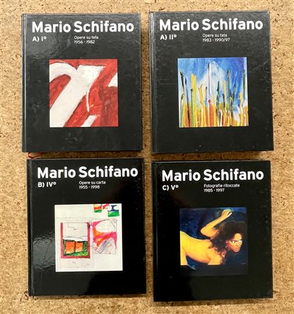 MARIO SCHIFANO - Lotto unico di 4 cataloghi