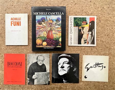 ARTISTI ITALIANI DEL DOPOGUERRA - Lotto unico di 7 cataloghi