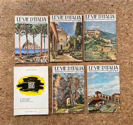 RIVISTE D'ARTE (LE VIE D'ITALIA) - Lotto unico di 5 numeri della rivista Le Vie d'Italia e 1 catalogo