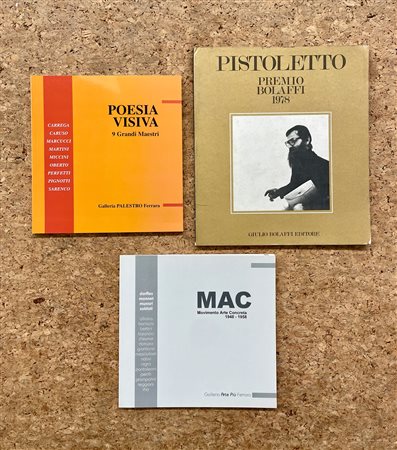 ARTE ITALIANA DEL DOPOGUERRA - Lotto unico di 3 cataloghi