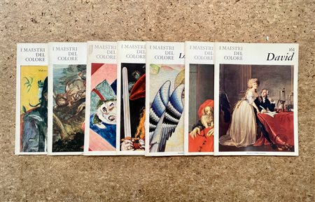 RIVISTE D'ARTE (I MAESTRI DEL COLORE) - Lotto unico di 9 numeri della rivista I maestri del colore