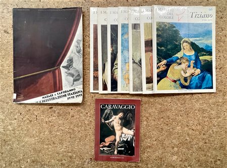 PERIODICI D'ARTE - Lotto unico di 7 numeri della rivista I maestri del colore, 1 catalogo e 1 numero della rivista Natale