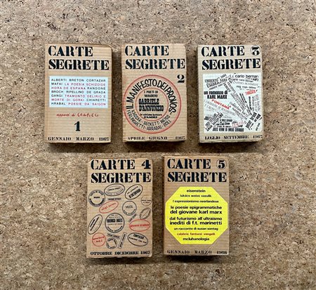 CARTE SEGRETE - RIVISTA TRIMESTRALE DI LETTERE E ARTI - Lotto unico dei primi 5 numeri