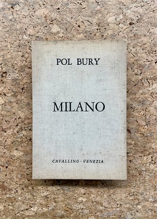 POL BURY (1922-2005) - Milano, 1967