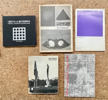 ARTE ITALIANA DEL DOPOGUERRA - Lotto unico di 5 cataloghi