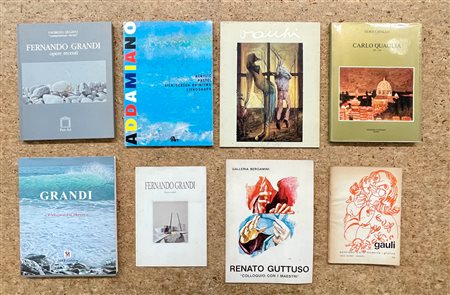 ARTE FIGURATIVA ITALIANA DEL DOPOGUERRA - Lotto unico di 8 cataloghi