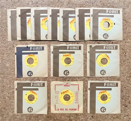 45 GIRI - Lotto unico di 14 dischi 45 giri