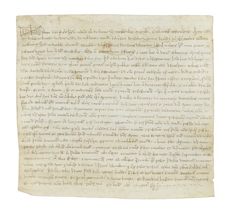 3 atti notarili pergamenacei relativi alla zona del Moncenisio.  Datati 1266-1285.