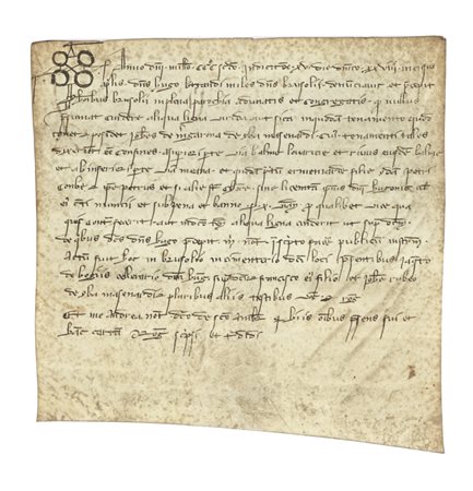 4 pergamene relative al feudo di Bruzolo.  Datate 1280-1304.