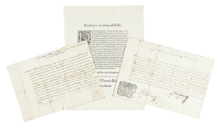 Raccolta di documenti antichi particolari e curiosi.  Datati XVI-XX secolo.