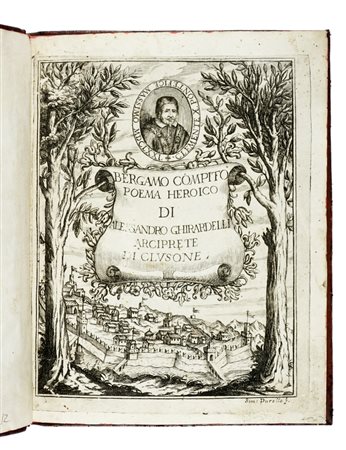 Ghirardelli Alessandro, Bergamo compito poema heroico. In Milano: nella stampa di Francesco Vigone, 1671.