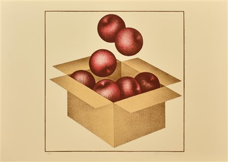 Vanni Viviani ASCESA LIBERATORIA serigrafia su carta, cm 50x70; es. 7/100 firma