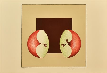 Vanni Viviani DUALISMO serigrafia su carta, cm 50x70; es. 58/100 firma