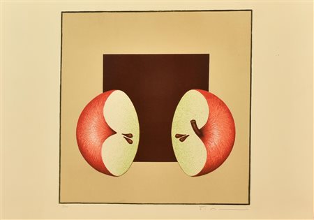 Vanni Viviani DUALISMO serigrafia su carta, cm 50x70; es. 9/100 firma L'opera...