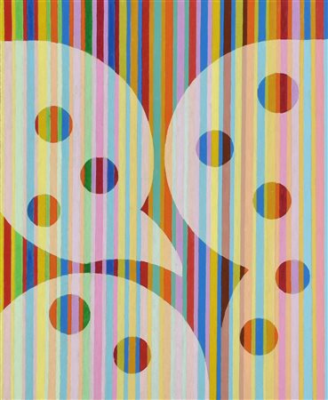 Francesco Fasano SENZA TITOLO acrilico su cartoncino, cm 40x32 sul retro: firma