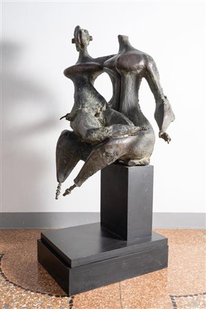 Luciano Minguzzi (Bologna 1911 - Milano 2004), “Due Figure”, 1950.