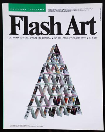 Maurizio Cattelan (Padova 1960), “Flash Art – Strategie”, 1990.