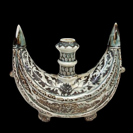 Cina fiaschetta del pellegrino in porcellana, 