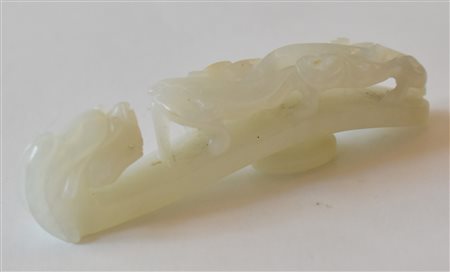 Cina ruy in pietra verde <br>L 10 cm