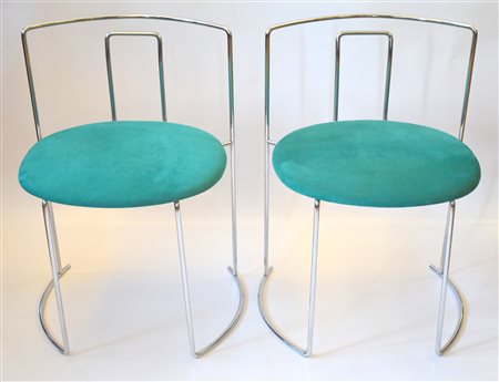 Simon Gavina coppia di sedie gaja design Kazuhide 