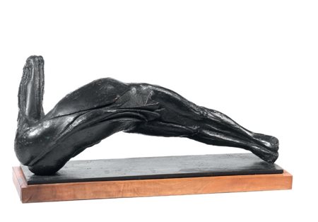 Novello Finotti Verona 1939 Mantide Scultura in bronzo a patina scura, cm....