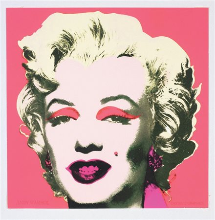 Andy Warhol Pittsburgh 1928 - New York 1987 Marilyn, 1981 Biglietto d'invito,...