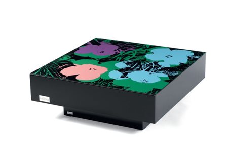 Andy Warhol (d'aprés) Pittsburgh 1928 - New York 1987 Tavolo Flowers Tavolino...
