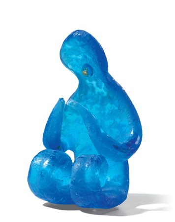 Pablo Picasso Malaga 1881 - Mougins 1973 Donna seduta, 1969 Scultura in vetro...