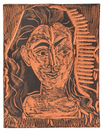 Pablo Picasso Malaga 1881 - Mougins 1973 Petit buste de femme, 1964...