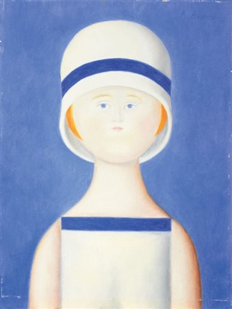 Antonio Bueno Berlino 1918 - Fiesole (Fi) 1984 Zelda Olio su tela, cm....