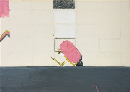 Rodolfo Aricò Milano 1930 - 2002 Senza titolo, 1965 Tecnica mista su carta,...