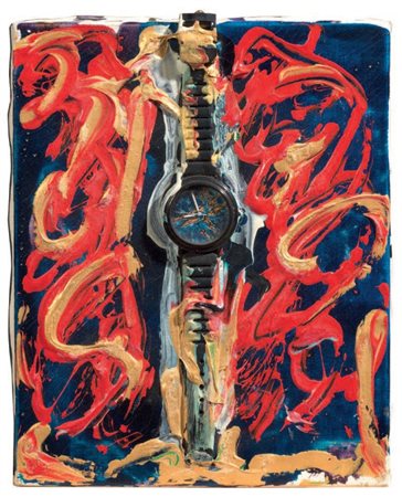 Mario Schifano Homs 1934 - Roma 1998 Senza titolo, 1991 Smalto, acrilico e...