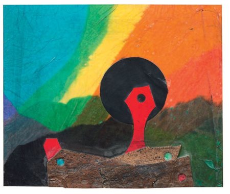 Roberto Crippa Milano 1921 - Bresso (Mi) 1972 Senza titolo, 1971 Collage su...