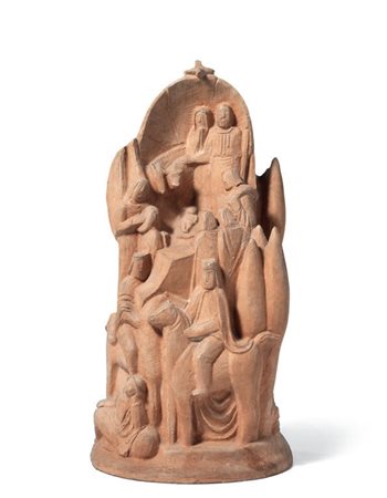 Arturo Martini Treviso 1889 - Milano 1947 Presepio piccolo, 1927 Scultura in...