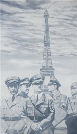 Gian Marco Montesano Torino 1949 Paris réveilleé, 2006 Olio su tela, cm....