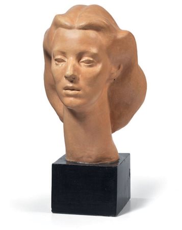 Isamu Noguchi Los Angeles 1904 - New York 1988 Ritratto di Francise Clow...