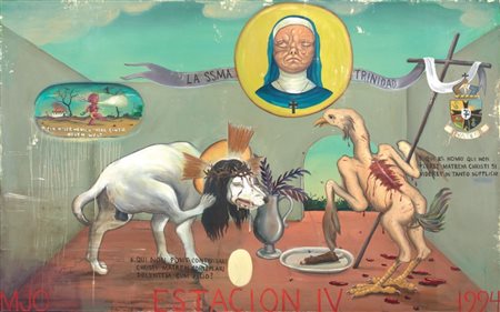 Manuel Jonas Ocampo Quezon City 1965 La SS.ma Trinidad, Estacion IV, 1994...