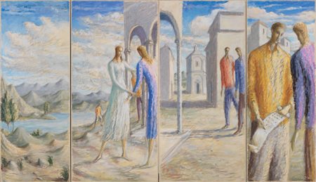 Lorenzo Bonechi Figline Valdarno (Fi) 1955 - 1994 Visitazione, 1987 Matita...