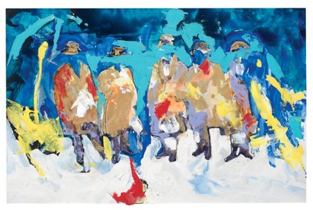 Mario Schifano Homs 1934 - Roma 1998 Senza titolo, 1995 Smalto e acrilico su...